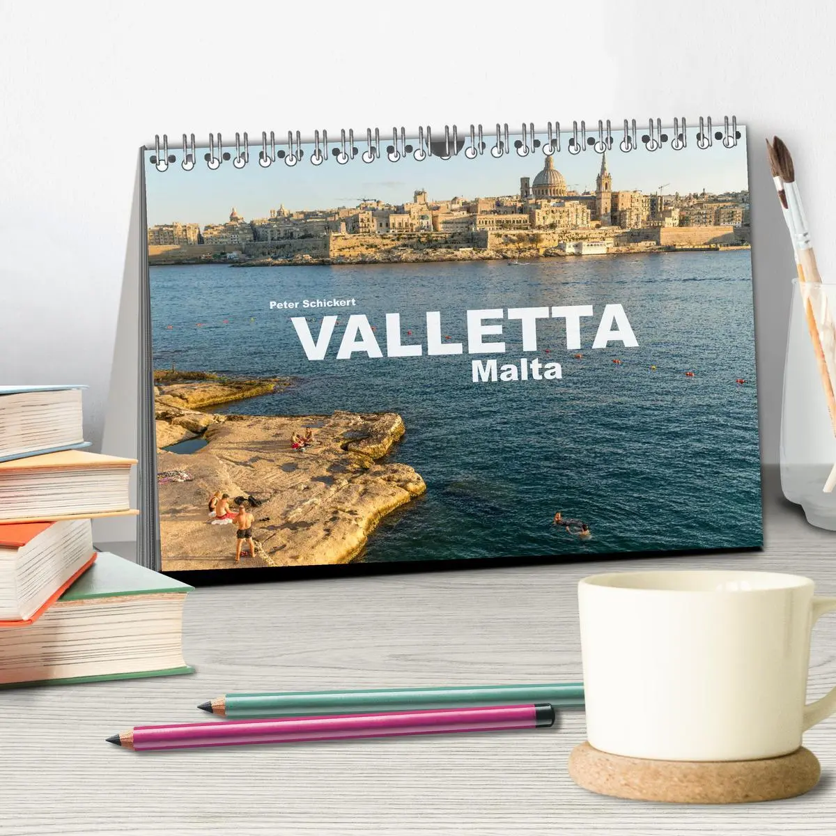 Bild: 9783457840122 | Valletta - Malta (Tischkalender 2026 DIN A5 quer), CALVENDO...