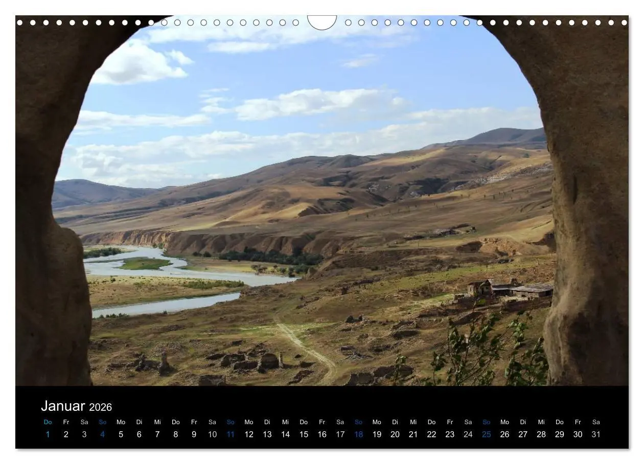 Bild: 9783457910122 | Georgien (Wandkalender 2026 DIN A3 quer), CALVENDO Monatskalender