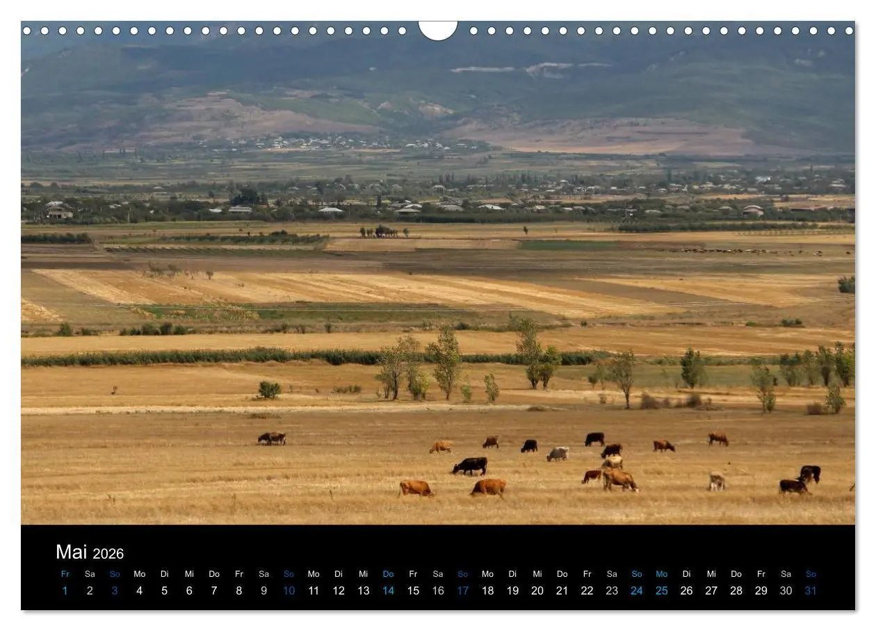 Bild: 9783457910122 | Georgien (Wandkalender 2026 DIN A3 quer), CALVENDO Monatskalender