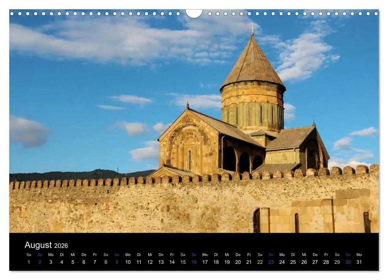 Bild: 9783457910122 | Georgien (Wandkalender 2026 DIN A3 quer), CALVENDO Monatskalender