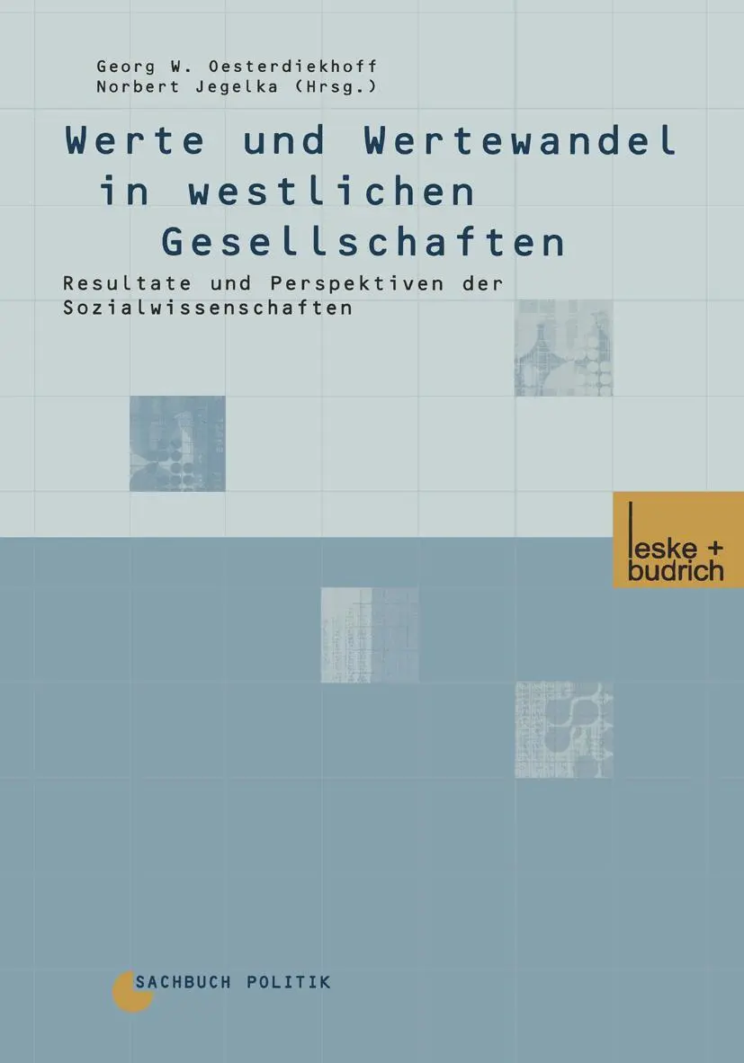 Cover: 9783810030122 | Werte und Wertewandel in westlichen Gesellschaften | Jegelka (u. a.)