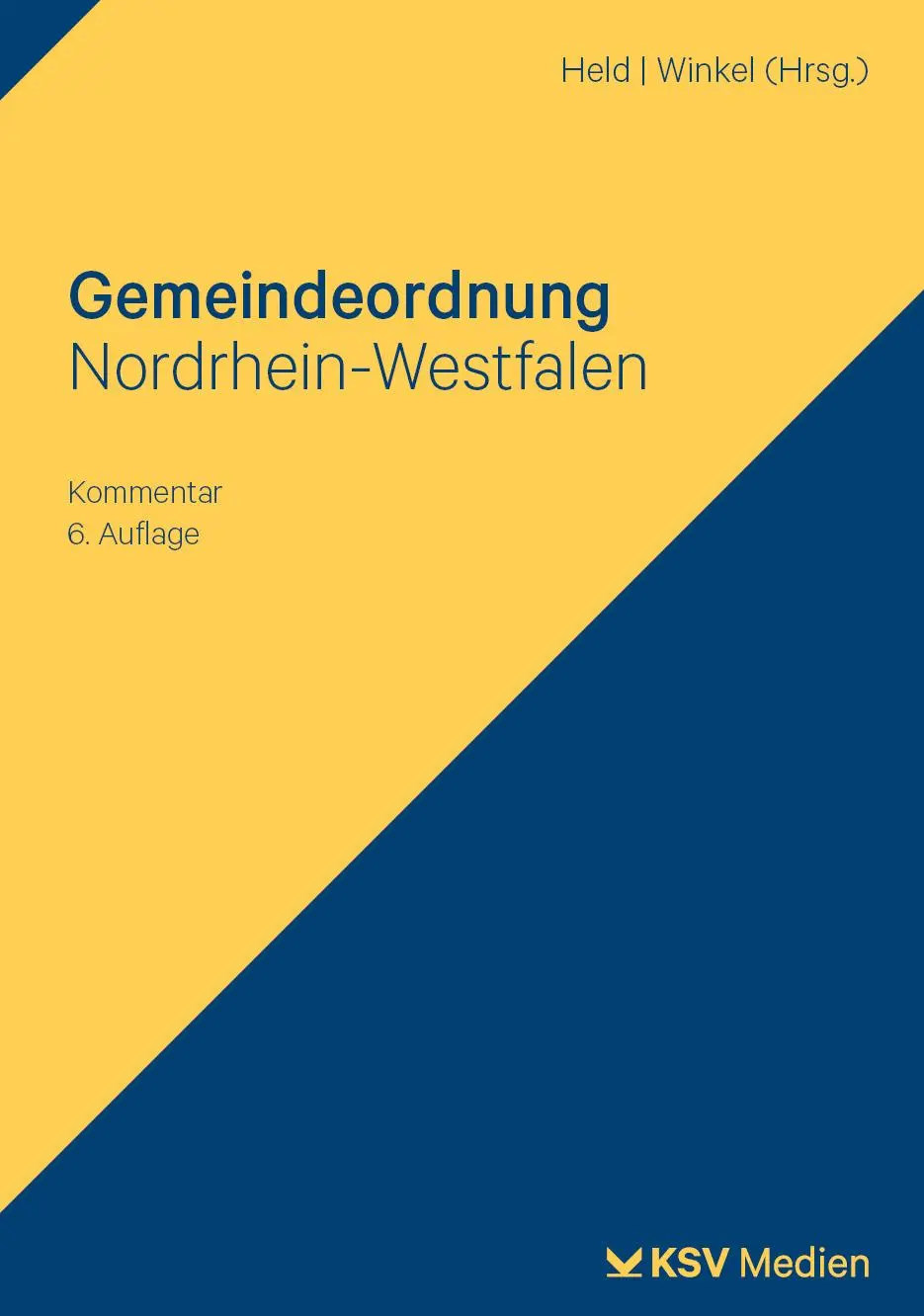 Cover: 9783829320122 | Gemeindeordnung Nordrhein-Westfalen | Friedrich W Held (u. a.) | Buch