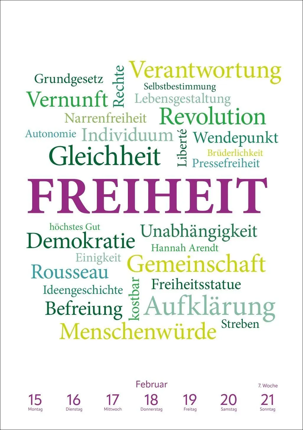Bild: 9783840040122 | Was uns bewegt Wochen-Kulturkalender 2027 - Mit Worten auf...
