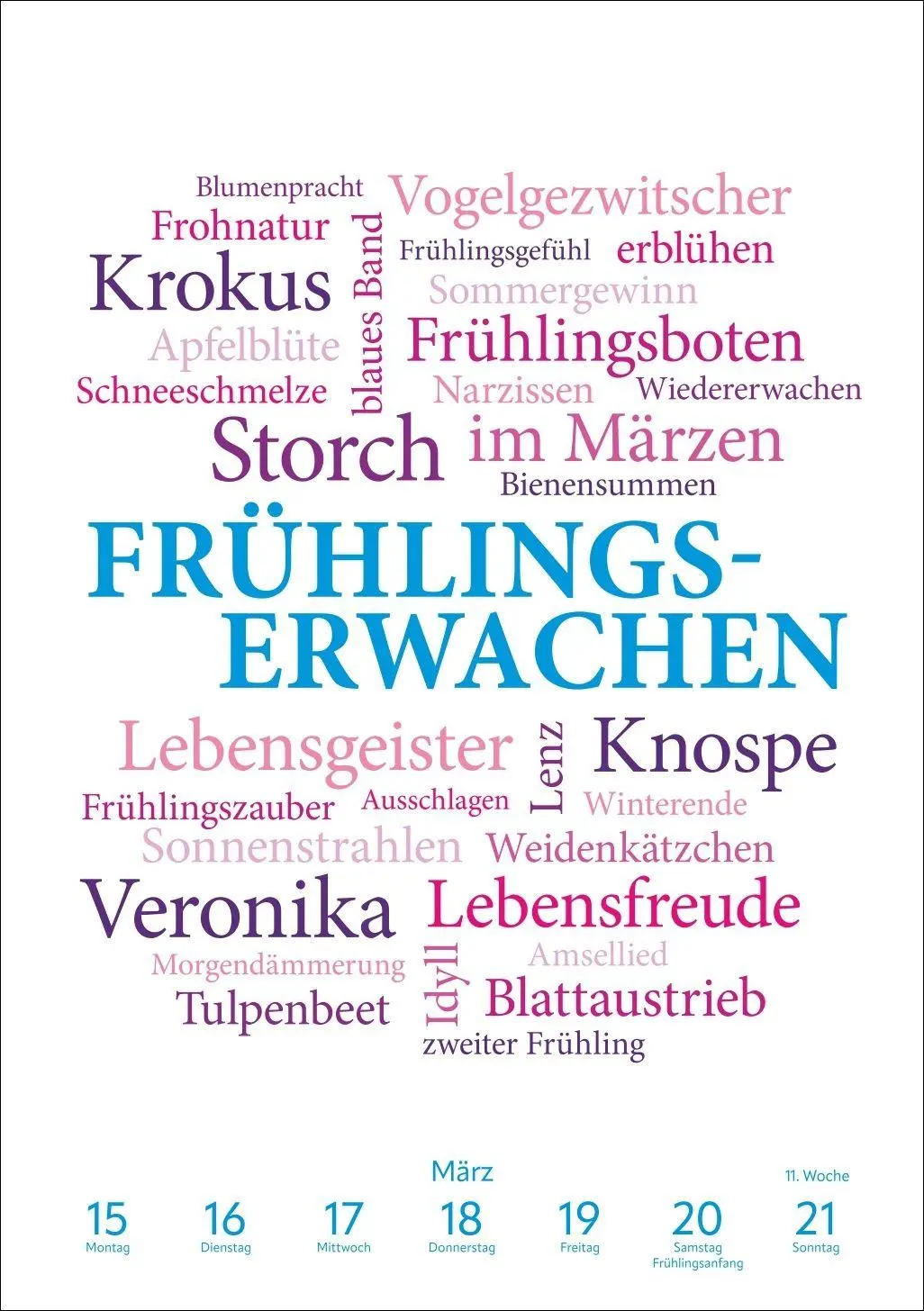 Bild: 9783840040122 | Was uns bewegt Wochen-Kulturkalender 2027 - Mit Worten auf...