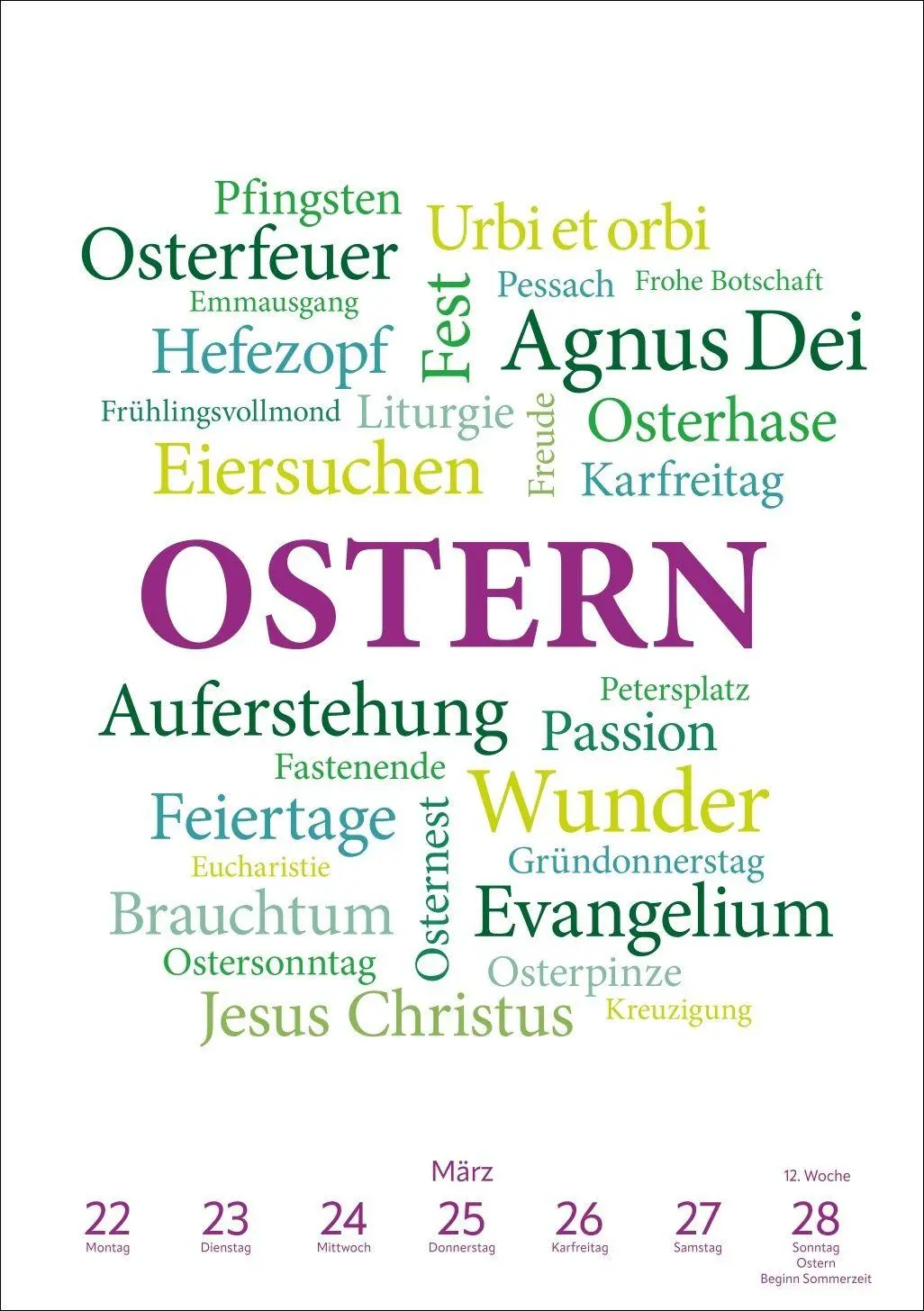 Bild: 9783840040122 | Was uns bewegt Wochen-Kulturkalender 2027 - Mit Worten auf...