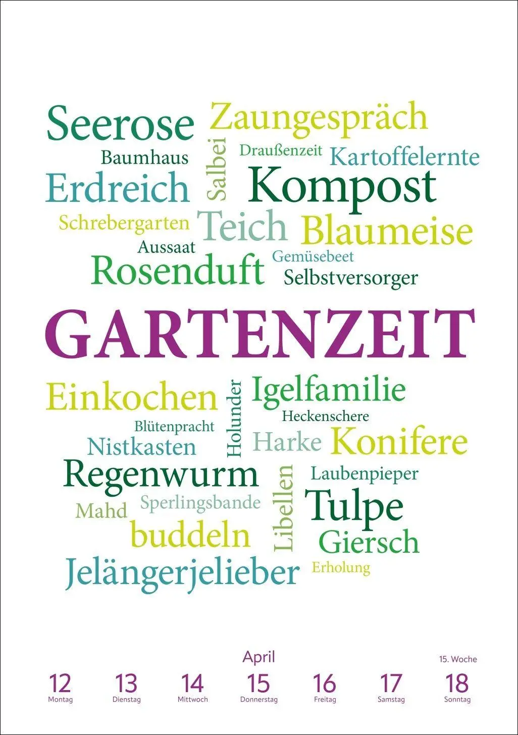 Bild: 9783840040122 | Was uns bewegt Wochen-Kulturkalender 2027 - Mit Worten auf...