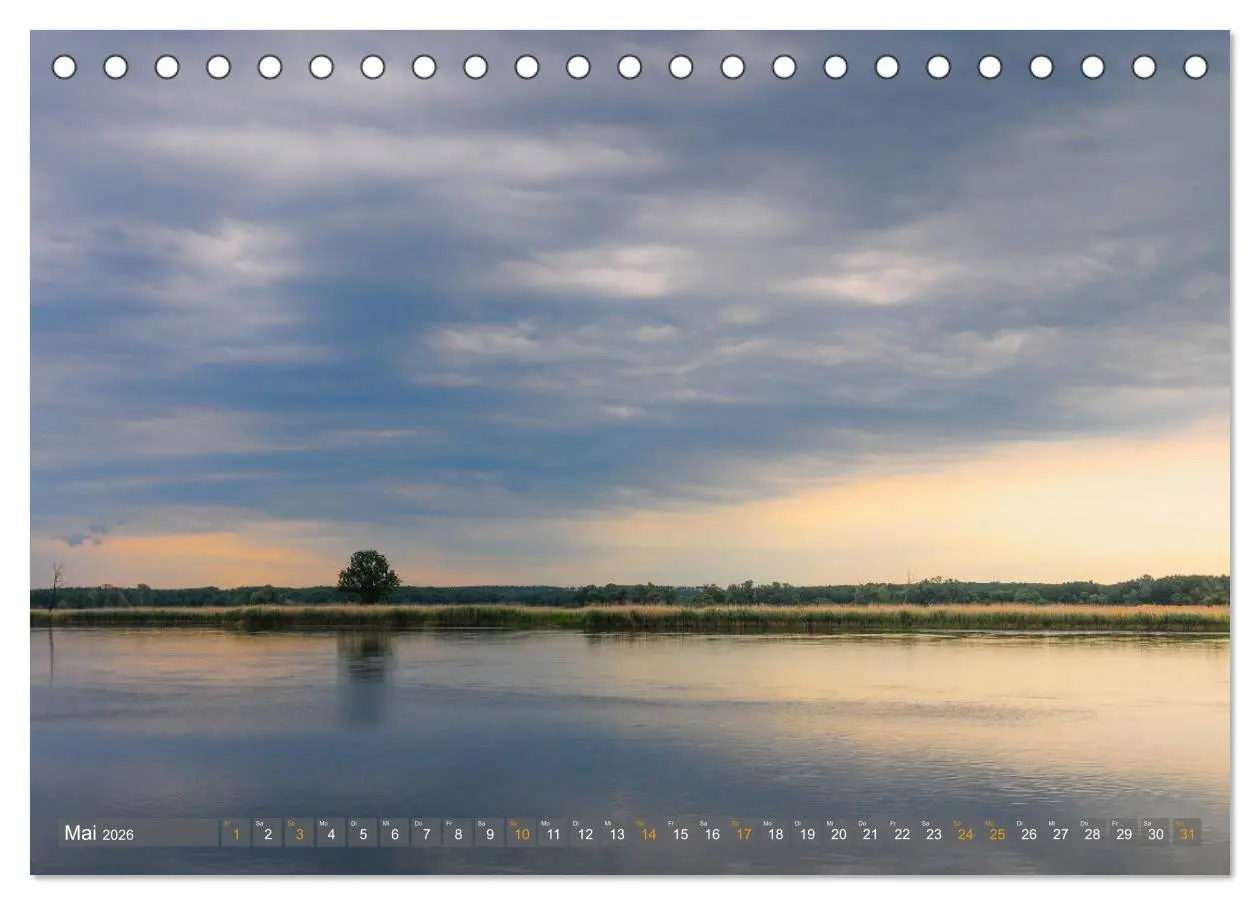 Bild: 9783457690222 | Im Oderbruch (Tischkalender 2026 DIN A5 quer), CALVENDO Monatskalender