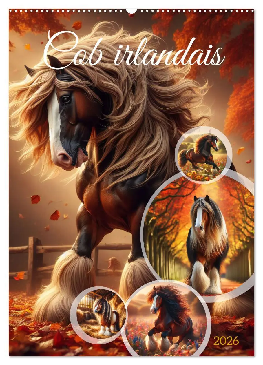 Cover: 9783516540222 | Cob irlandais (Calendrier mural 2026 DIN A2 horizontal), CALVENDO...