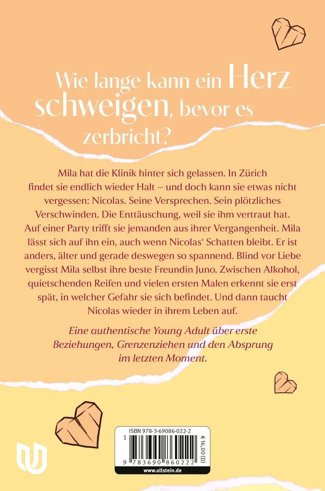 Rückseite: 9783690860222 | Im letzten Moment (Paper Hearts 2) | Roman | Maxine Reuker | Buch