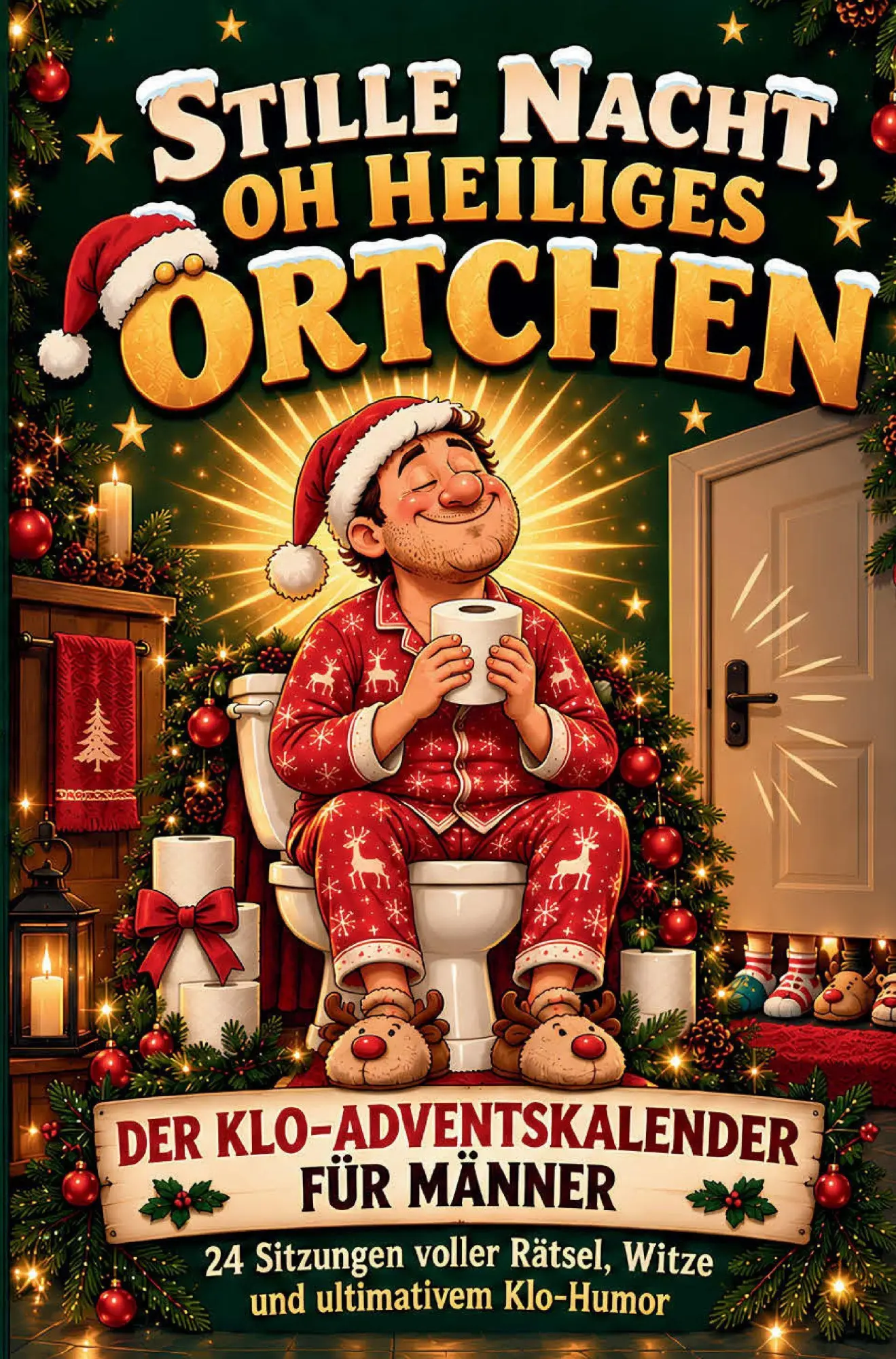 Cover: 9783912300222 | Stille Nacht, oh heiliges Örtchen: Der Klo-Adventskalender für...