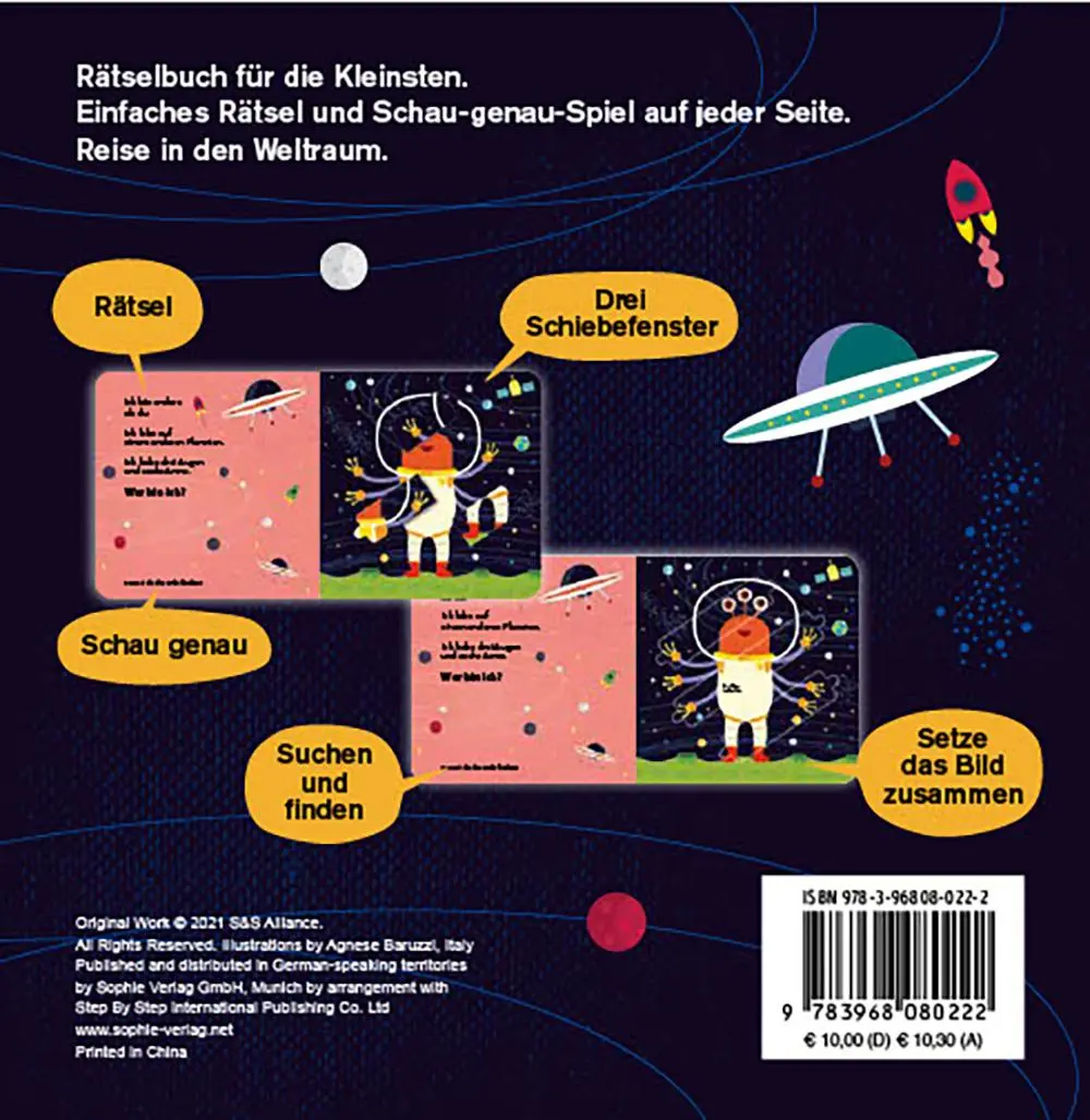 Rückseite: 9783968080222 | Weltraum | Agnese Baruzzi | Buch | 10 S. | Deutsch | 2023