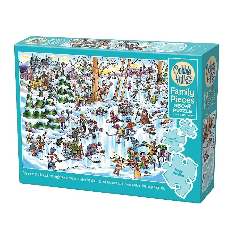 Cover: 625012470322 | Cobble Hill Verrücktes Eishockey 350 Teile | Spiel | In Spielebox