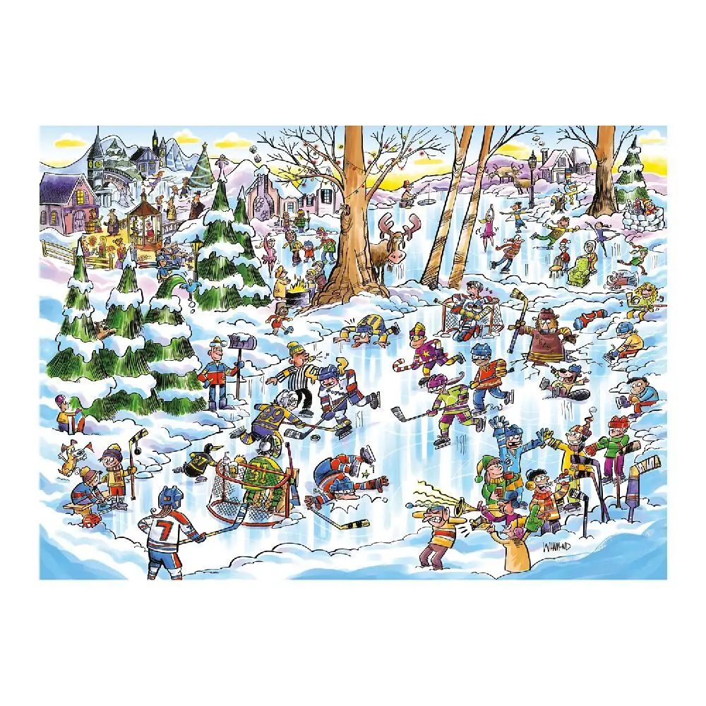 Bild: 625012470322 | Cobble Hill Verrücktes Eishockey 350 Teile | Spiel | In Spielebox
