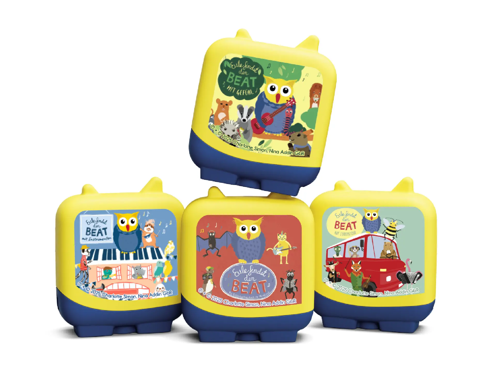 Cover: 4251192180322 | Pocket Tonies 4er Set - Eule findet den Beat | Clever Tonies Set