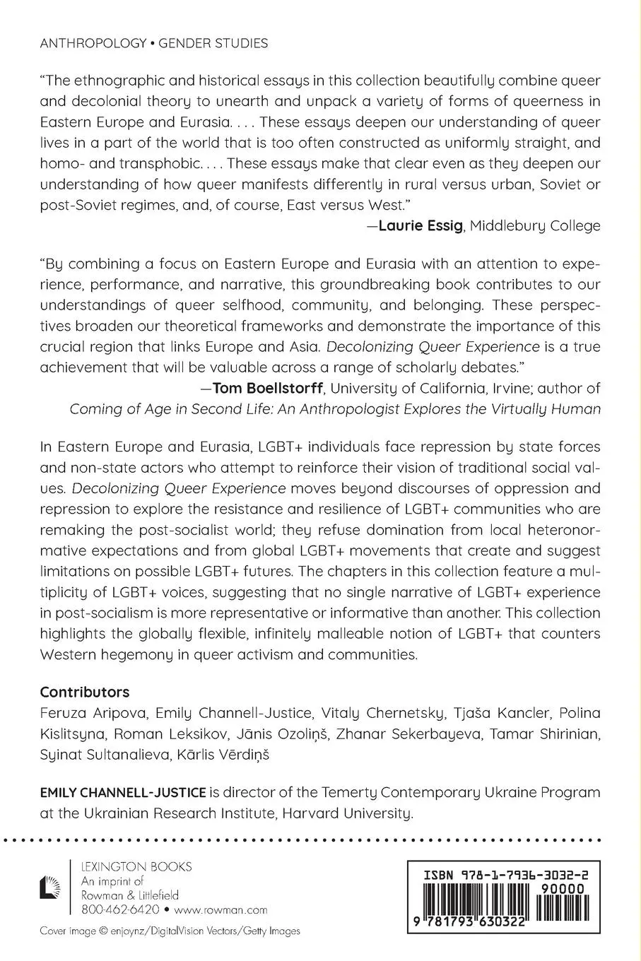 Rückseite: 9781793630322 | Decolonizing Queer Experience | Emily Channell-Justice | Taschenbuch