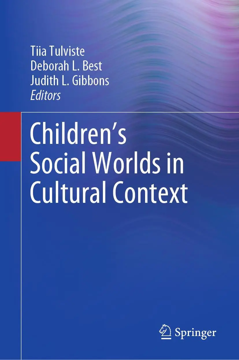 Cover: 9783030270322 | Children's Social Worlds in Cultural Context | Tiia Tulviste (u. a.)