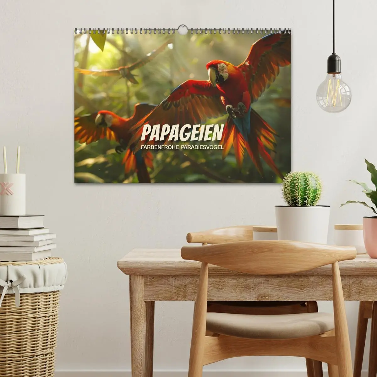 Bild: 9783457440322 | Papageien - Farbenfrohe Paradiesvögel (Wandkalender 2026 DIN A3...