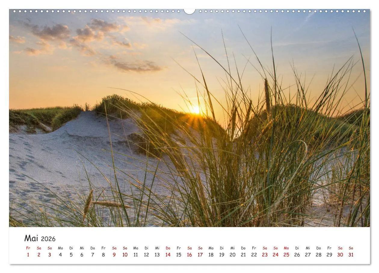 Bild: 9783457750322 | Dünen und Meer Nordseemomente (Wandkalender 2026 DIN A2 quer),...