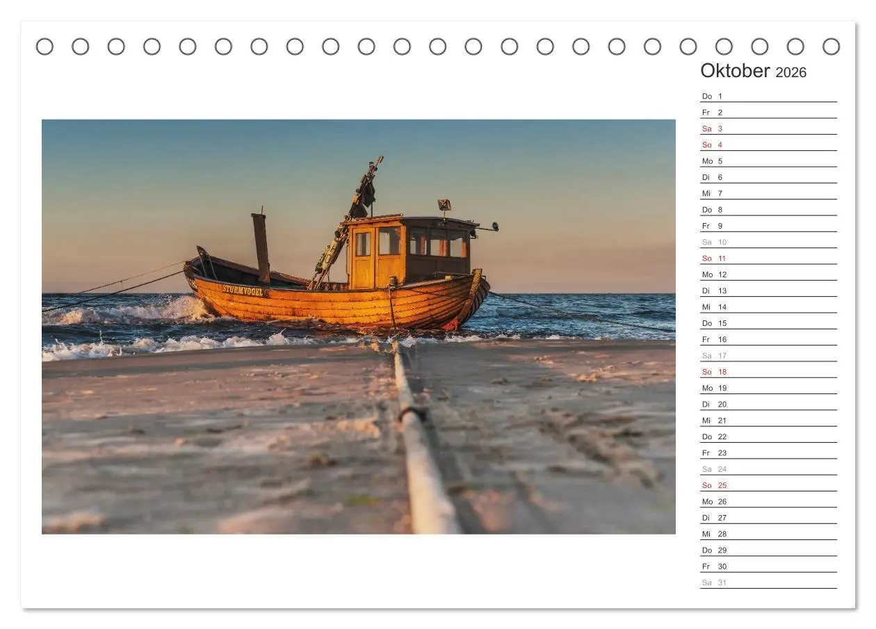 Bild: 9783516220322 | Zeit für Erholung - Insel Usedom / Geburtstagskalender...