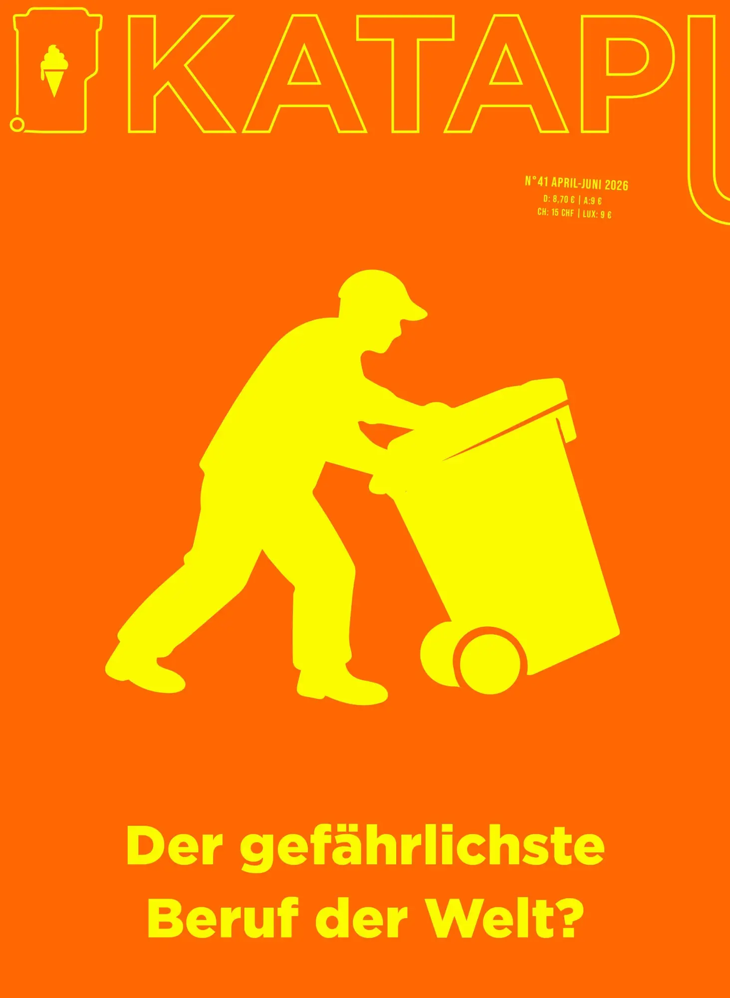 Cover: 9783689720322 | KATAPULT Magazin Ausgabe 41 | Der gefährlichste Beruf der Welt? | 2026