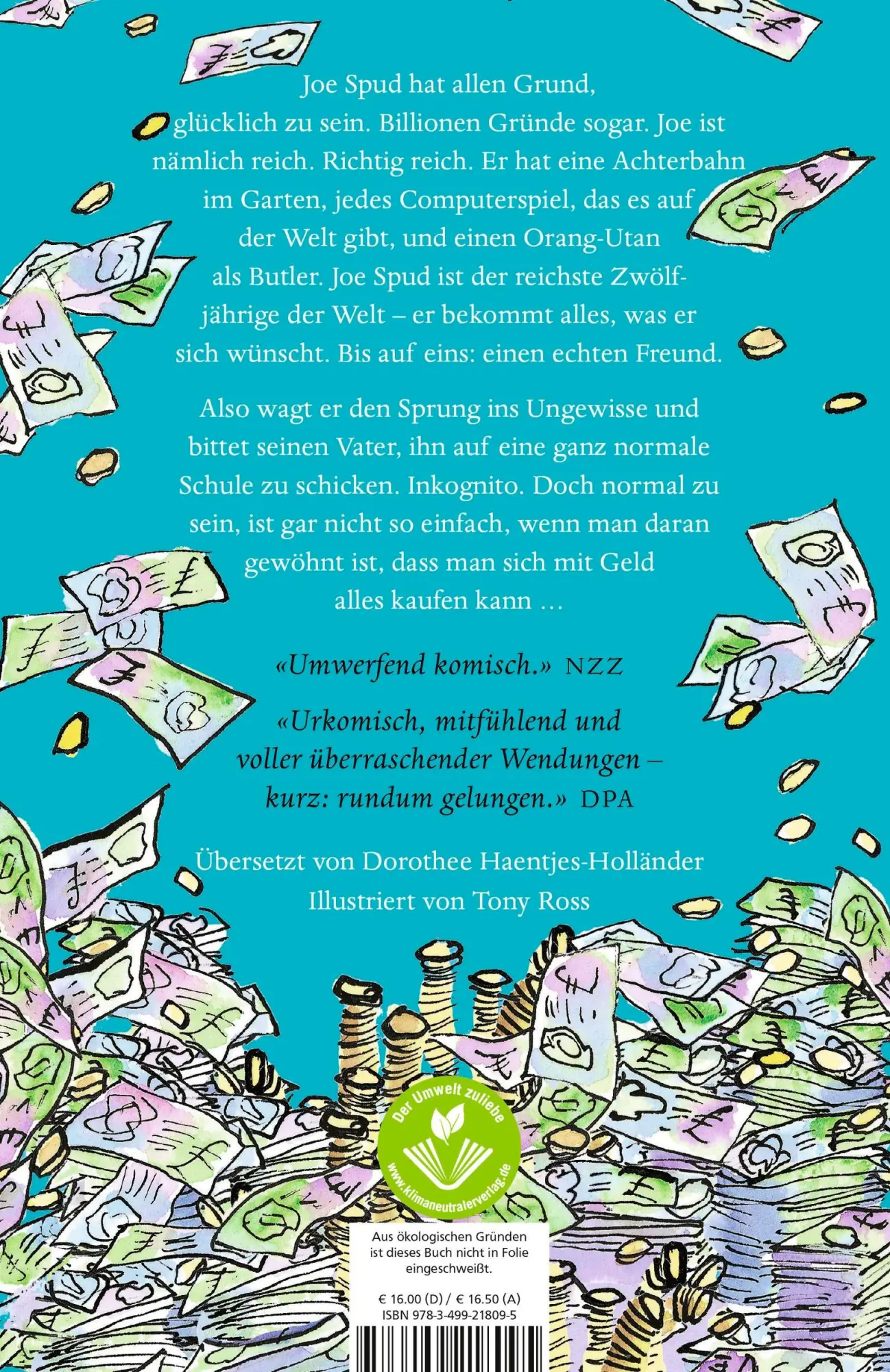 Rückseite: 9783757100322 | Billionen-Boy | David Walliams | Buch | 288 S. | Deutsch | 2024