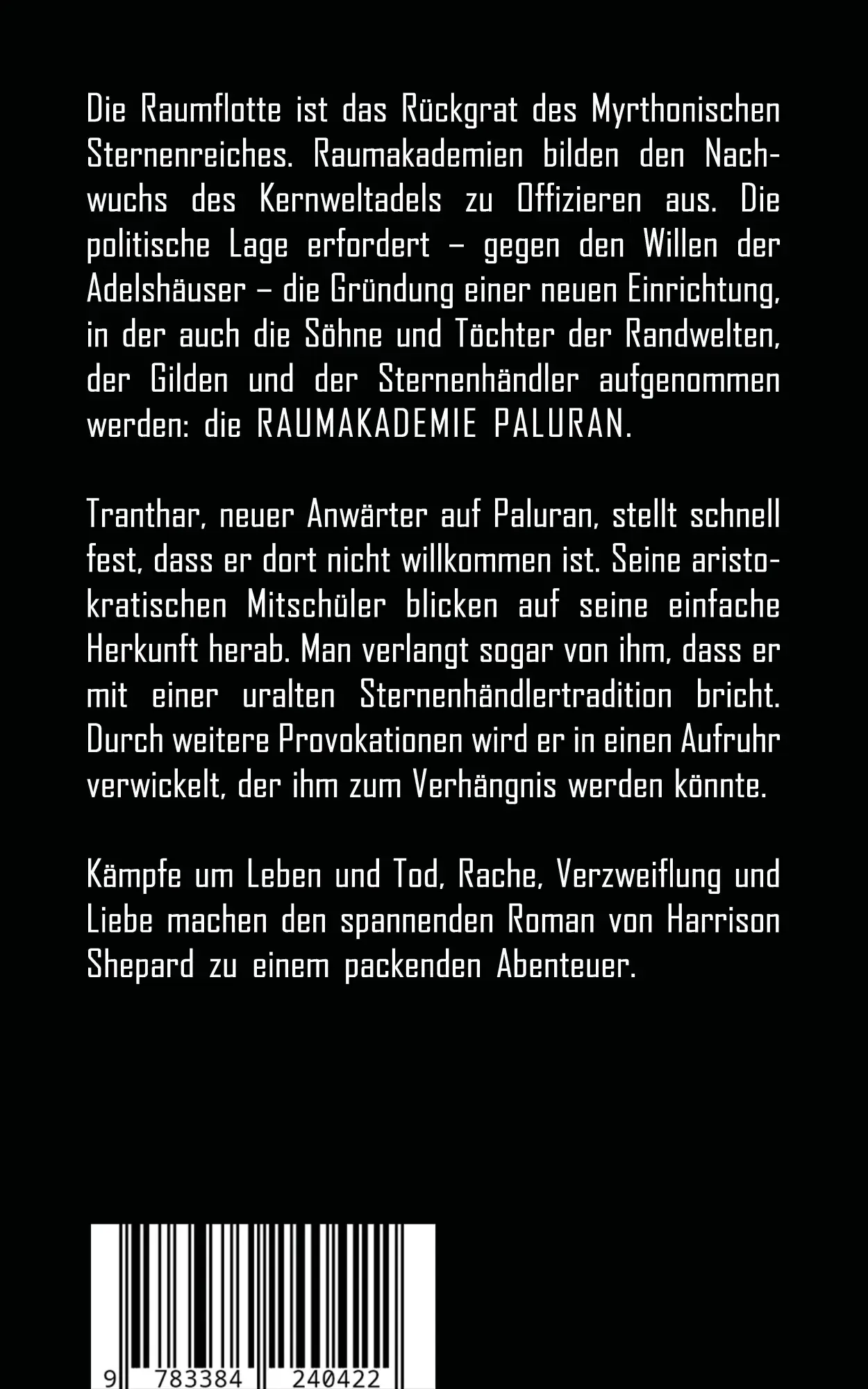 Rückseite: 9783384240422 | Raumakademie Paluran | Edition 2023 | Harrison Shepard | Buch | 704 S.