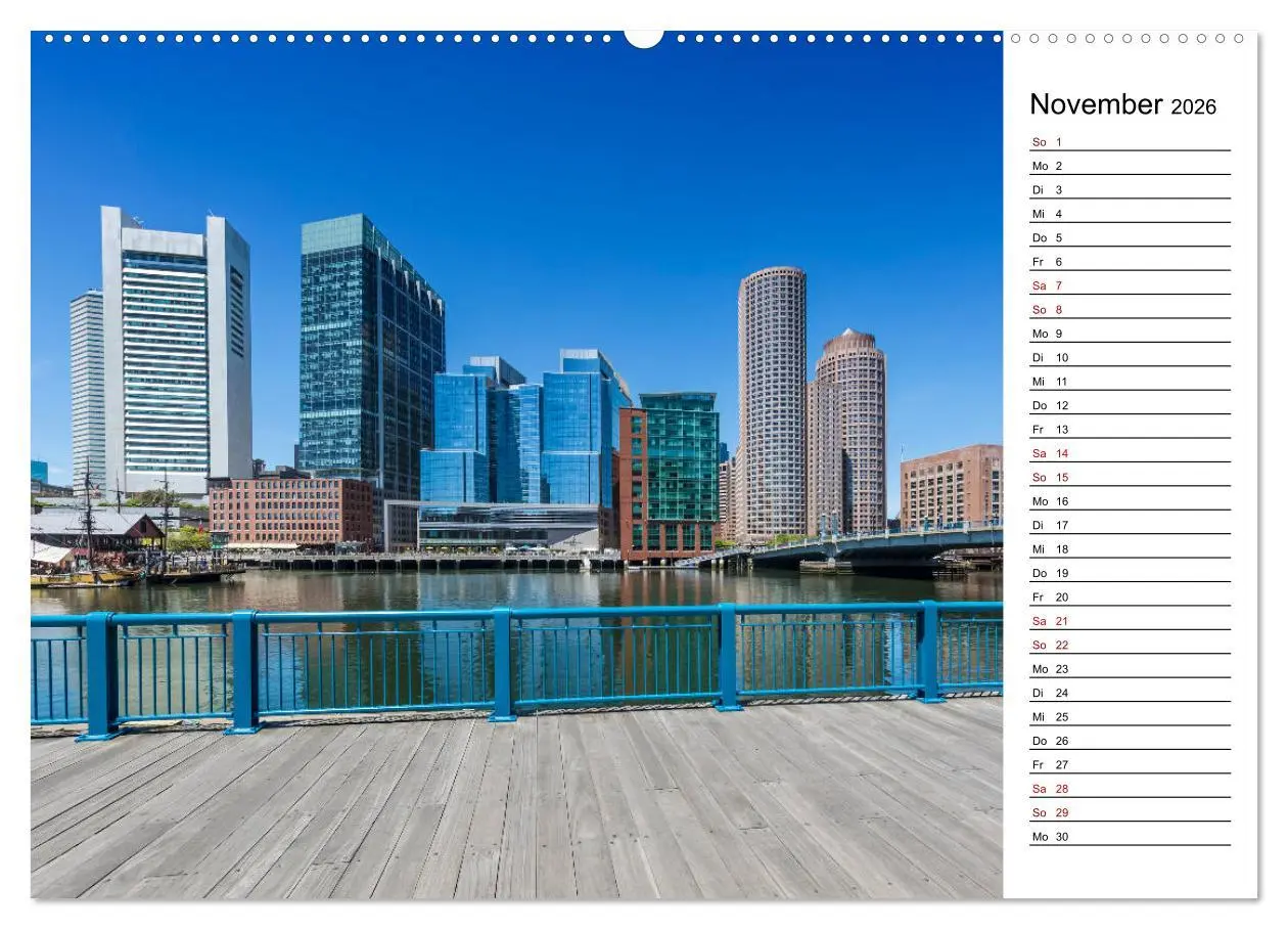 Bild: 9783457740422 | Stadtansichten aus Boston (hochwertiger Premium Wandkalender 2026...