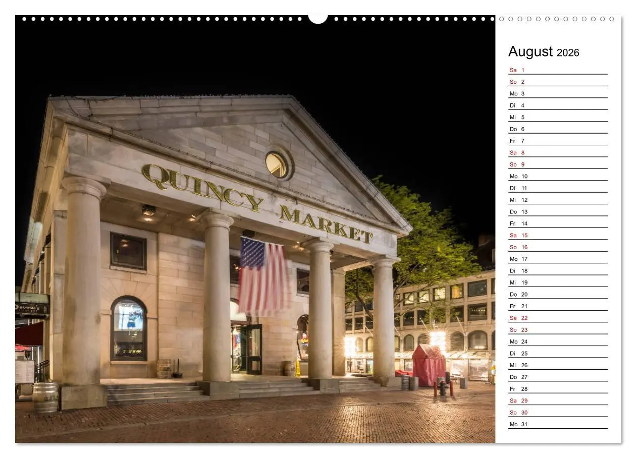 Bild: 9783457740422 | Stadtansichten aus Boston (hochwertiger Premium Wandkalender 2026...