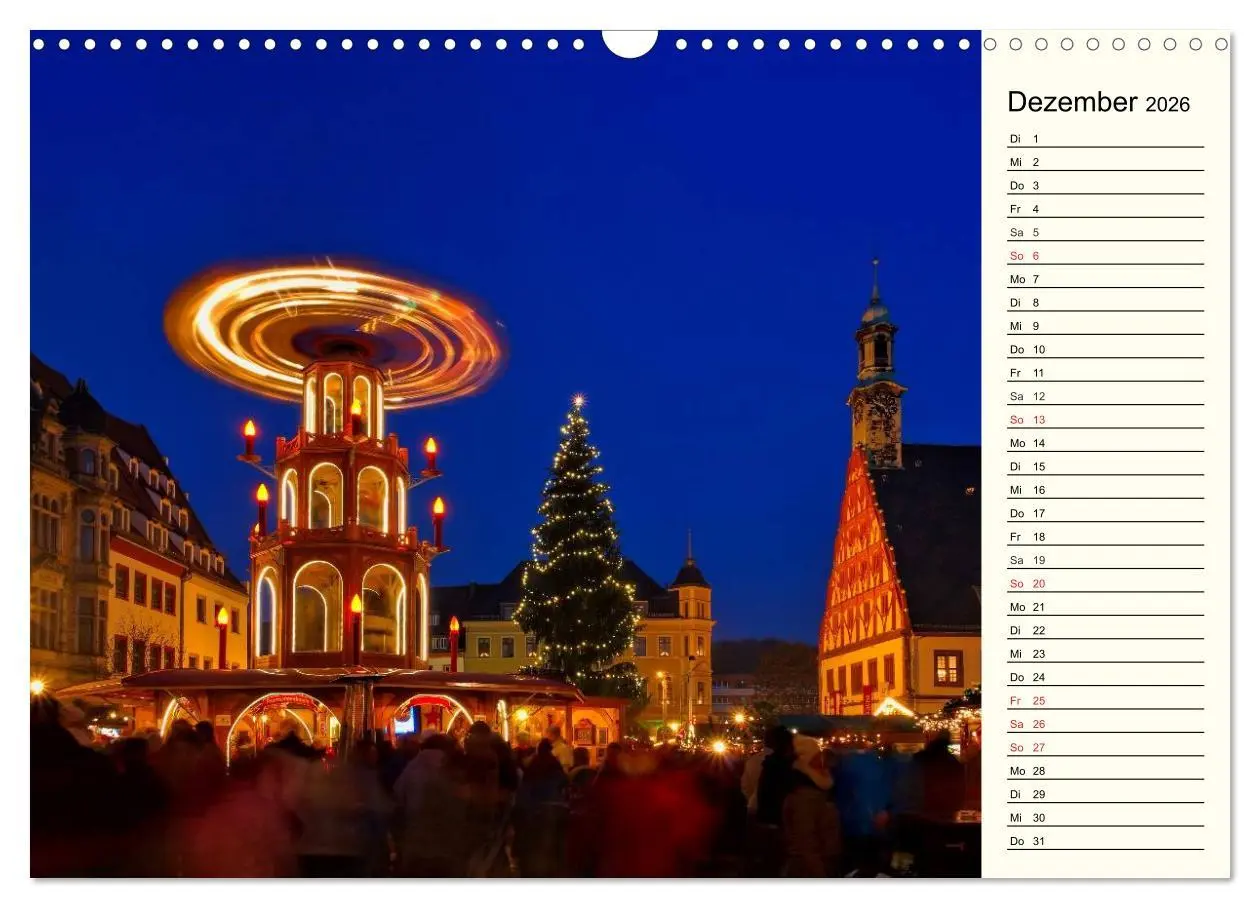 Bild: 9783457980422 | Unterwegs im schönen Sachsen (Wandkalender 2026 DIN A3 quer),...