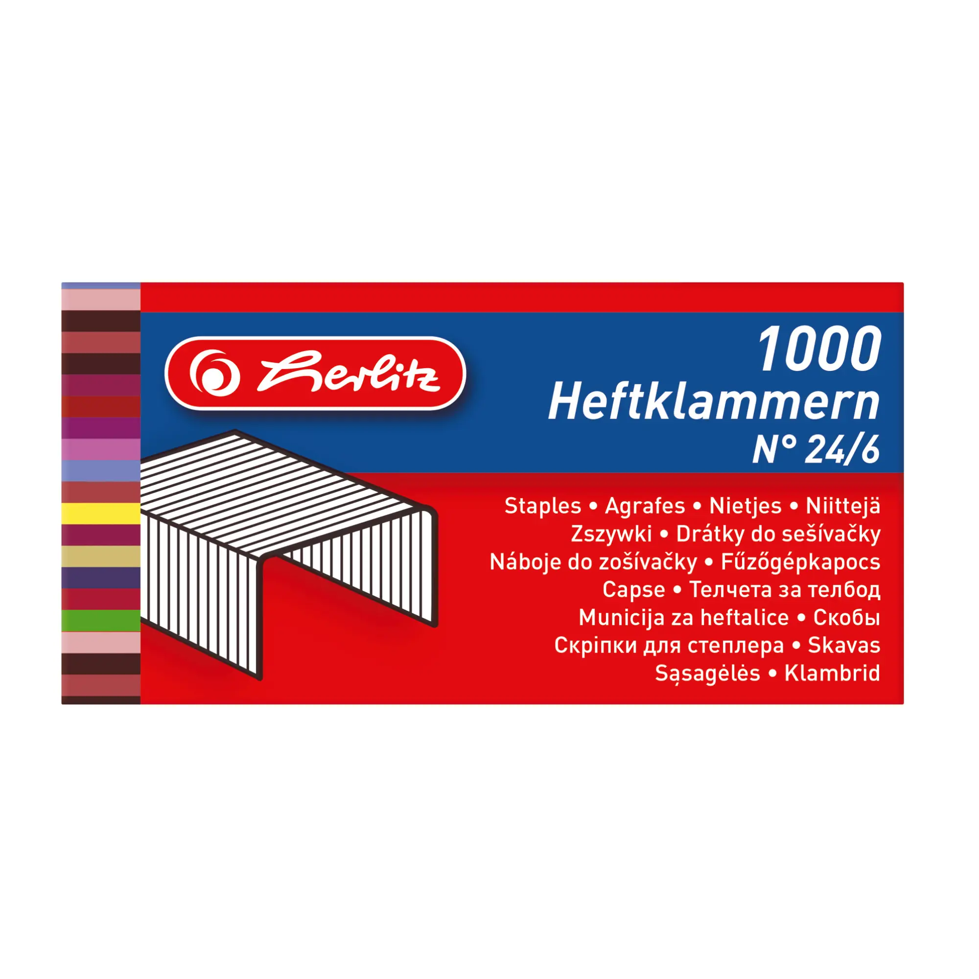 Cover: 4008118760522 | Herlitz Heftklammer No.24/6 verzinkt 2 x 1000 Stück | 8760522 | 2021