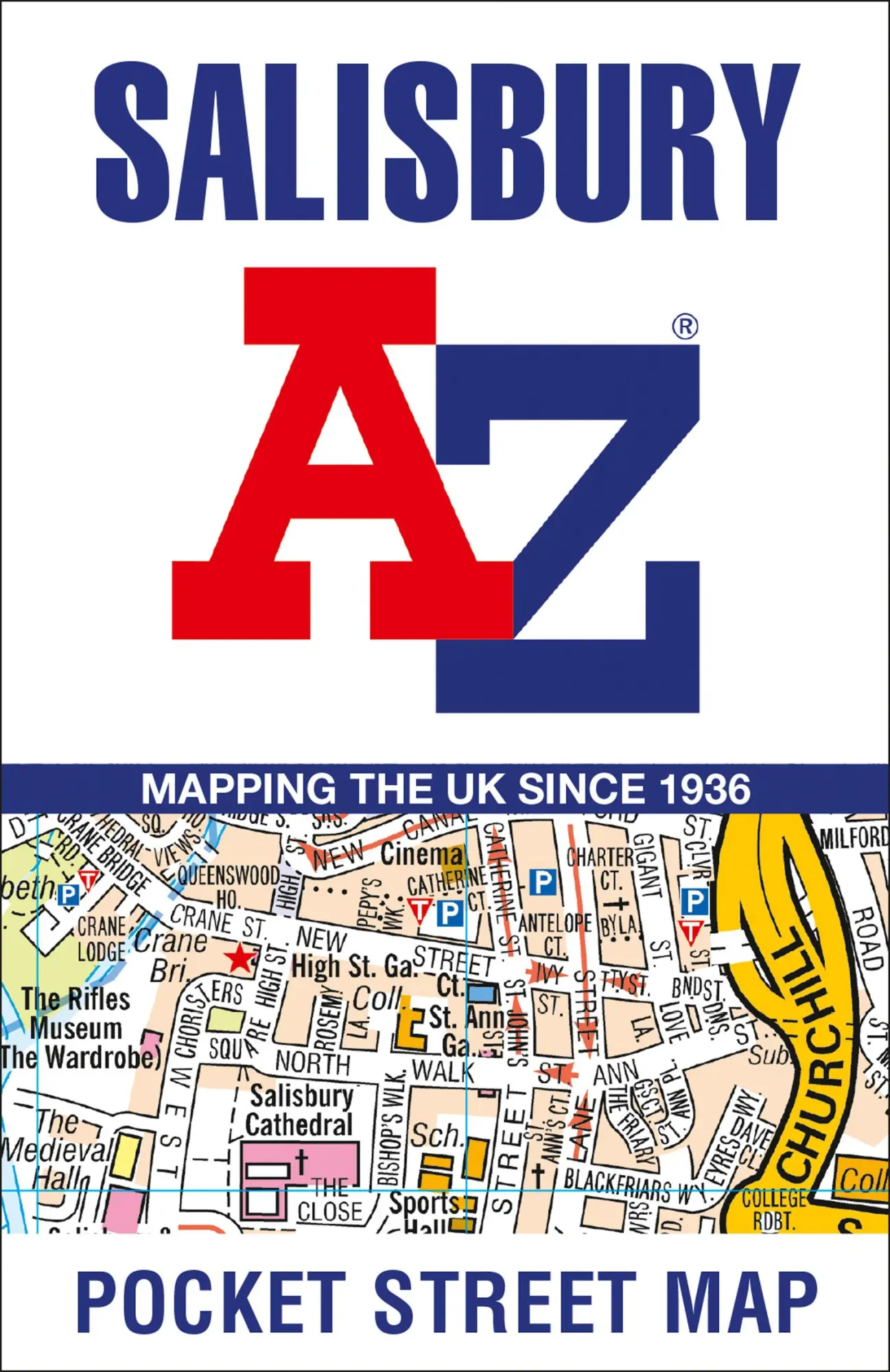 Cover: 9780008560522 | Salisbury A-Z Pocket Street Map | A-Z Maps | (Land-)Karte | Englisch