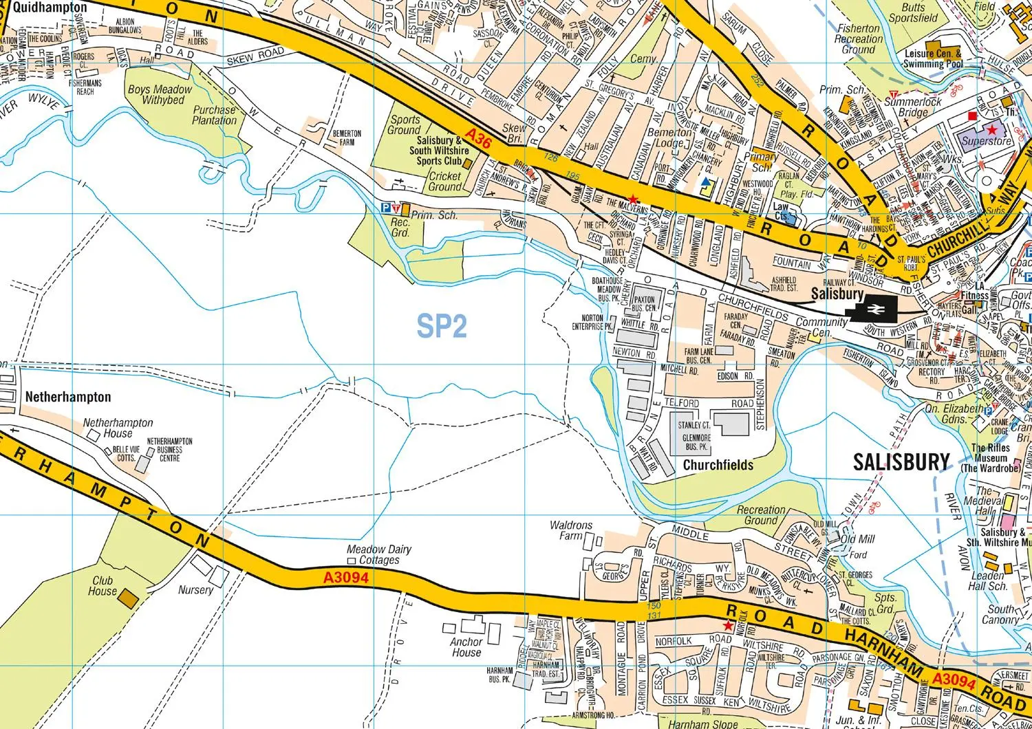 Bild: 9780008560522 | Salisbury A-Z Pocket Street Map | A-Z Maps | (Land-)Karte | Englisch