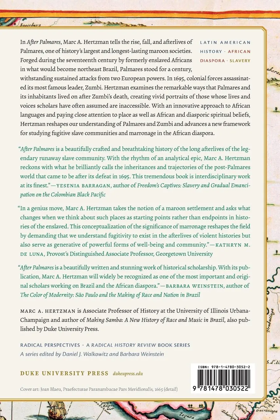 Rückseite: 9781478030522 | After Palmares | Diaspora, Inheritance, and the Afterlives of Zumbi