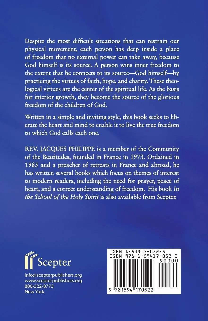 Rückseite: 9781594170522 | Interior Freedom | Jacques Philippe | Taschenbuch | Englisch | 2002