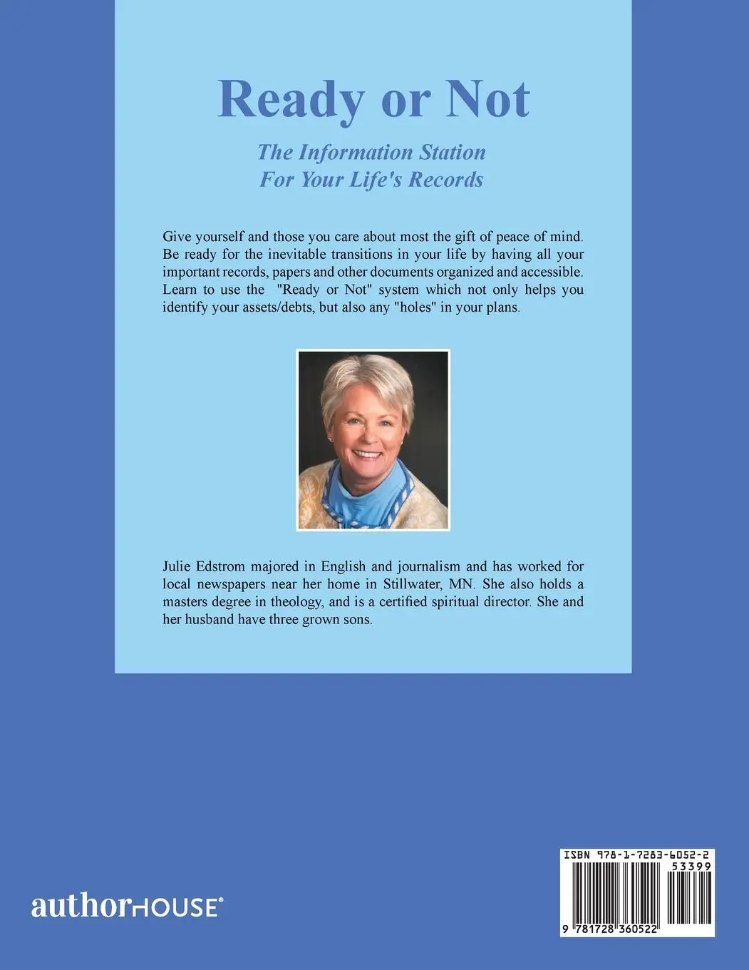 Rückseite: 9781728360522 | Ready or Not | The Information Station for Your Life's Records | Buch