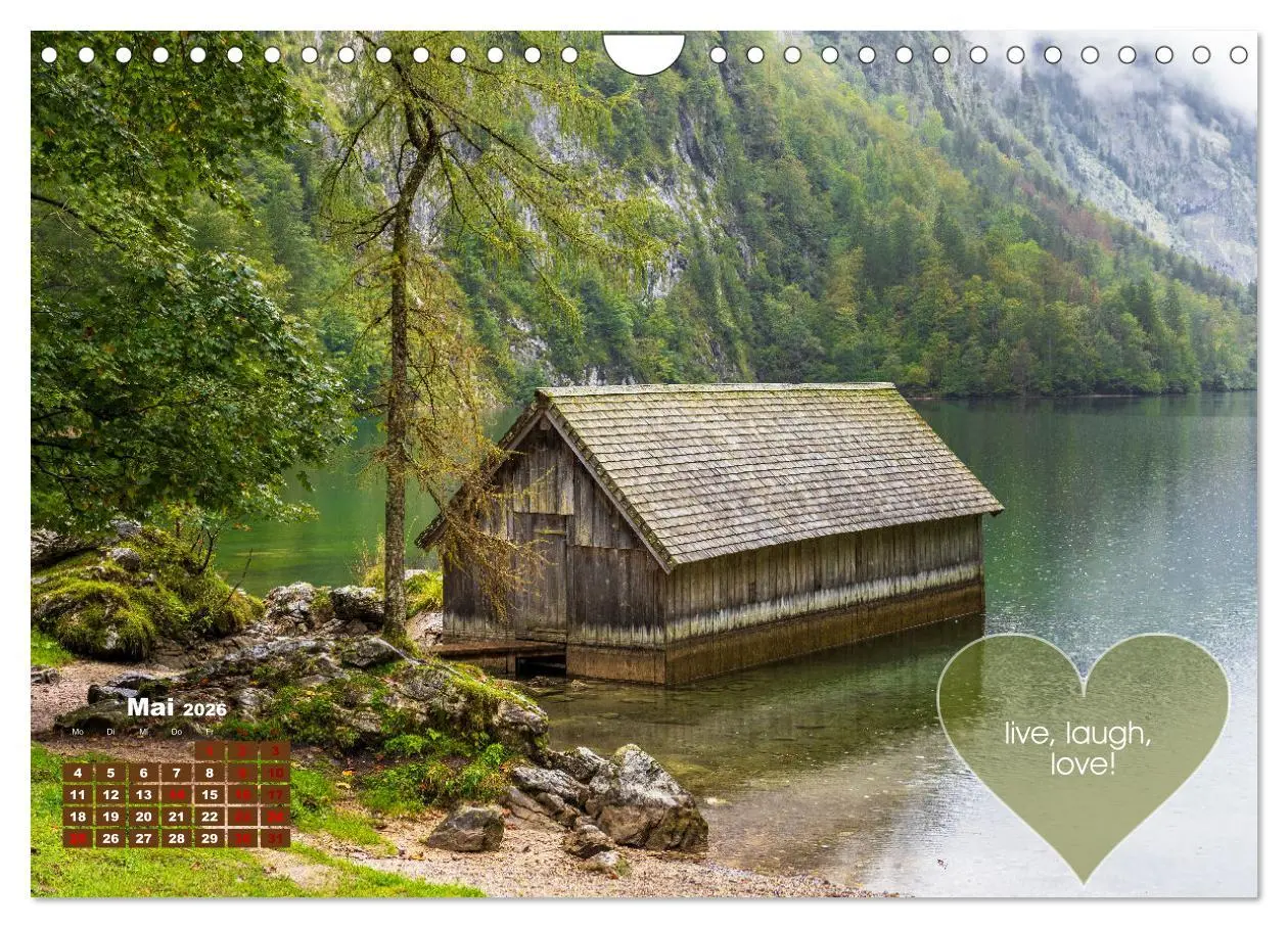 Bild: 9783457590522 | Berge und Seen, mit Zitaten - nur für Dich by VogtArt (Wandkalender...