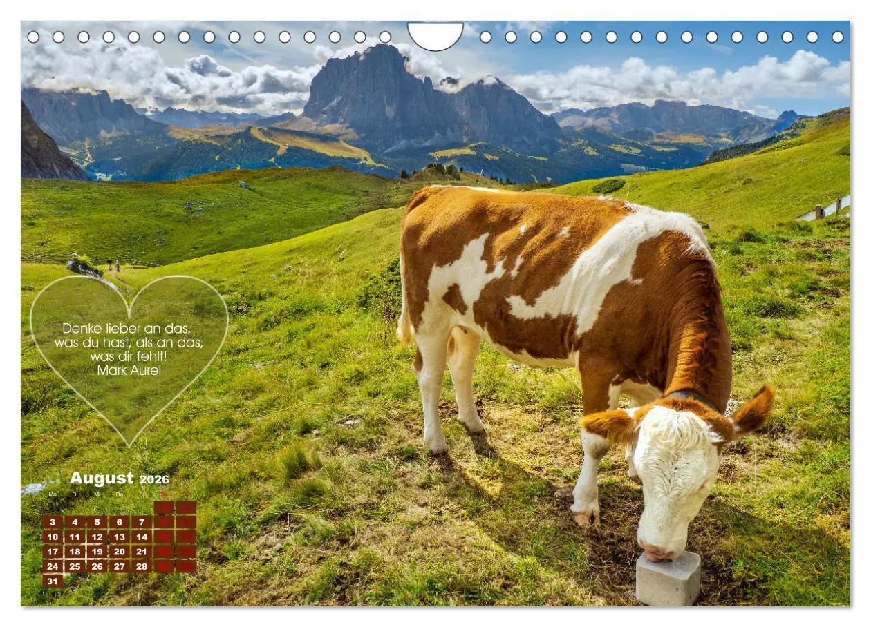 Bild: 9783457590522 | Berge und Seen, mit Zitaten - nur für Dich by VogtArt (Wandkalender...
