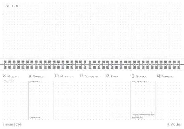 Bild: 9783731890522 | Tischquerkalender Time is now 2026 | Verlag Korsch | Kalender | 128 S.