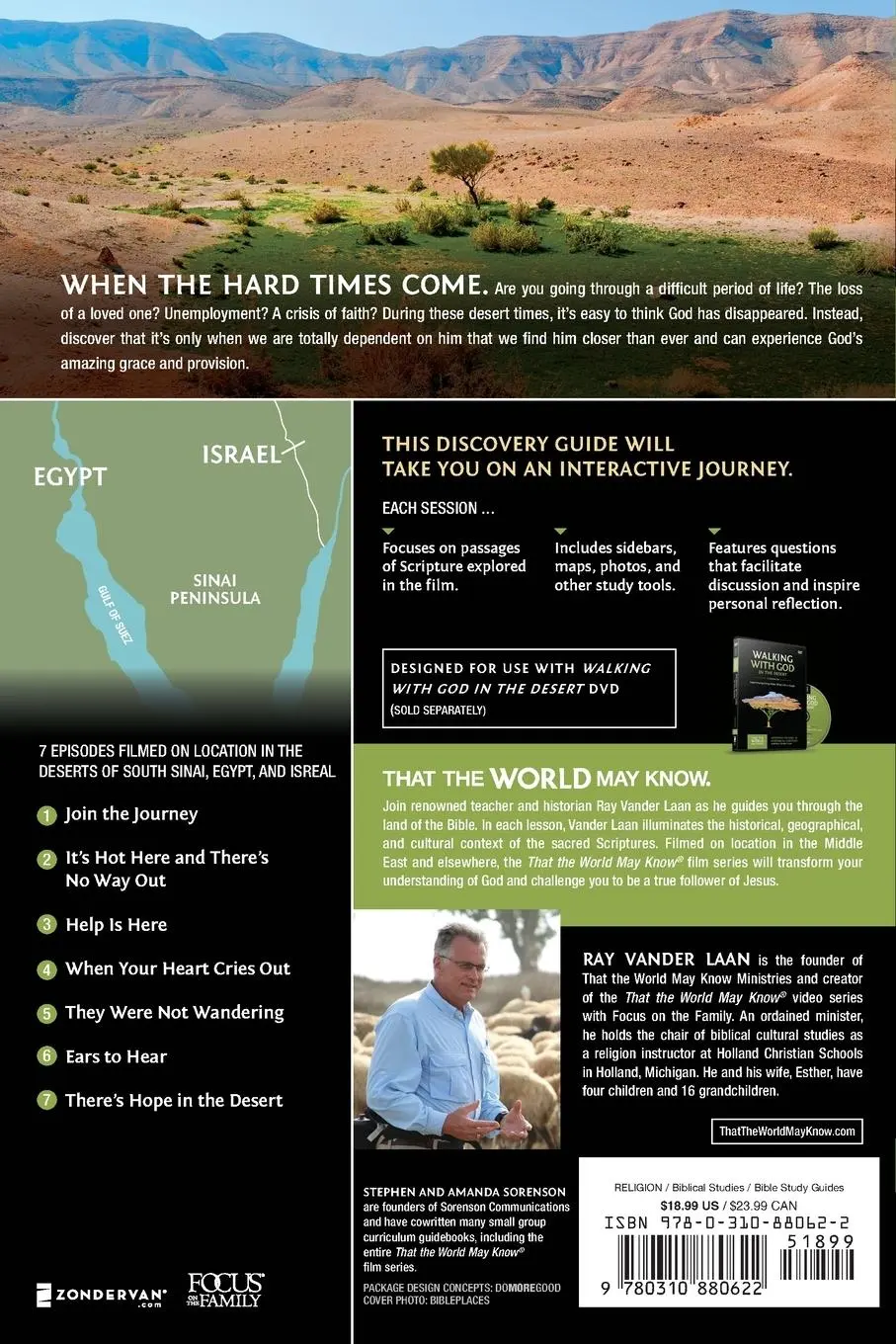 Rückseite: 9780310880622 | Walking with God in the Desert Discovery Guide | Ray Vander Laan