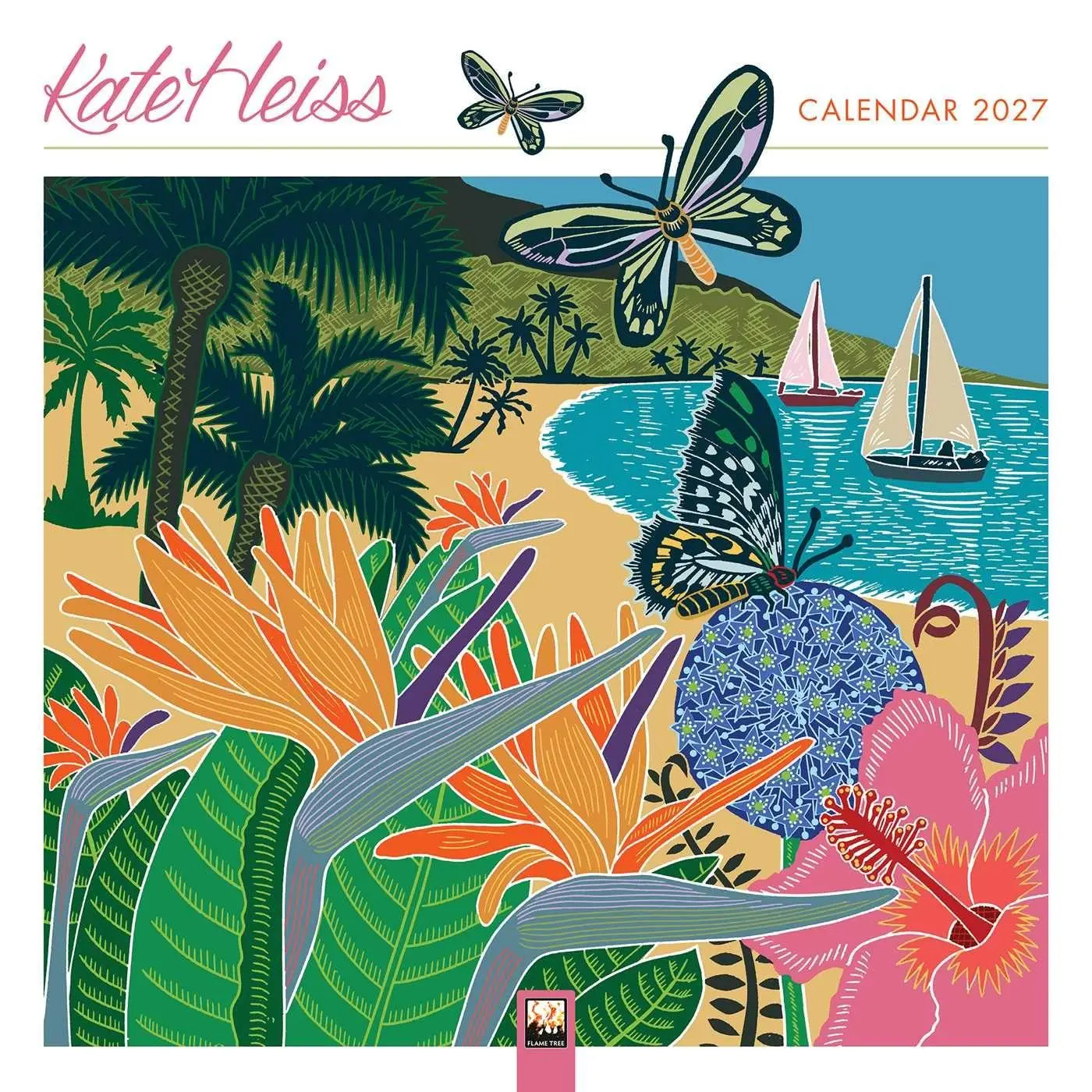 Cover: 9781806940622 | Kate Heiss Kunstkalender 2027 - Original Flame Tree...