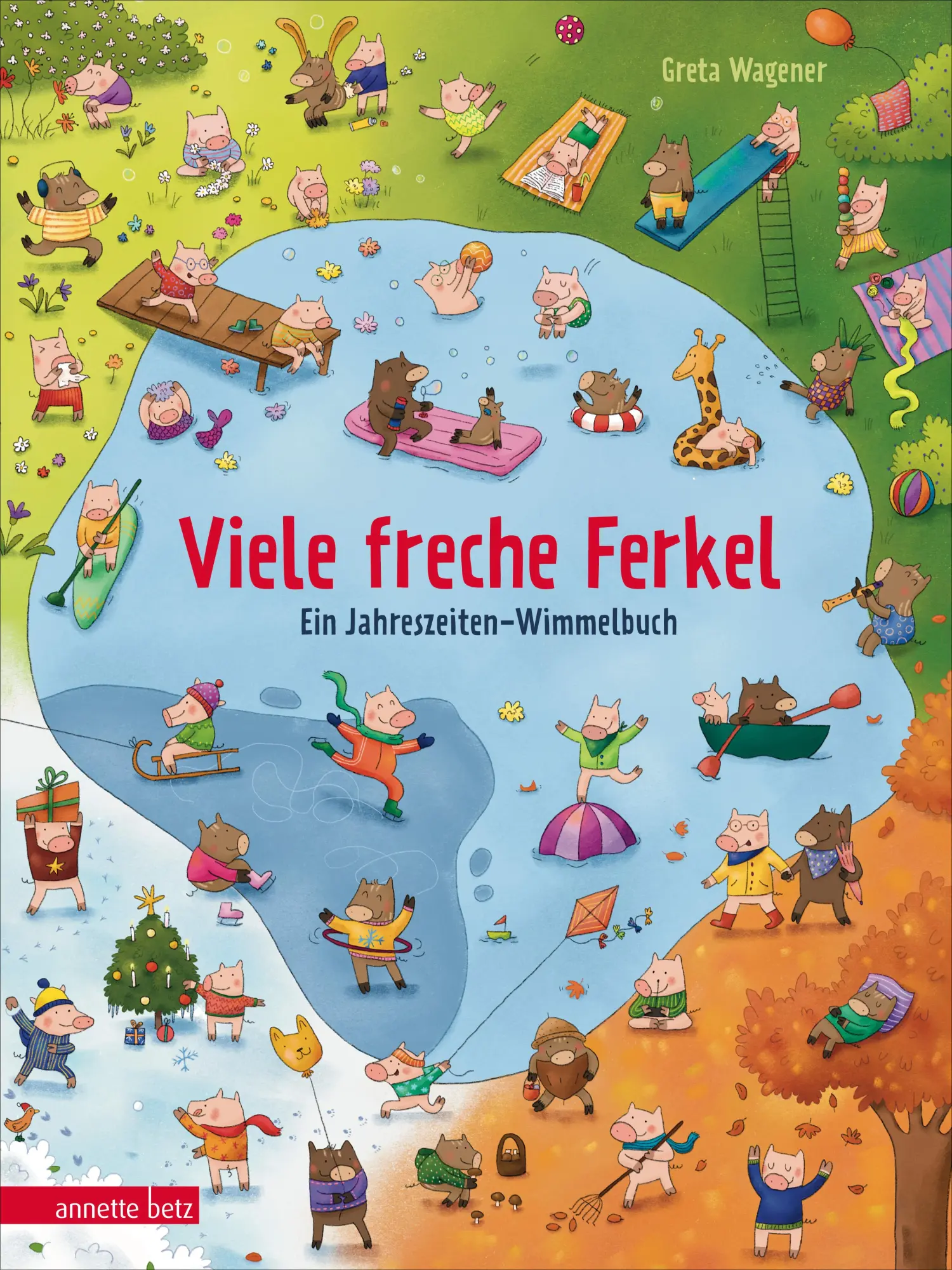 Cover: 9783219120622 | Viele freche Ferkel - Ein Pappbilderbuch voller niedlicher Haus-...