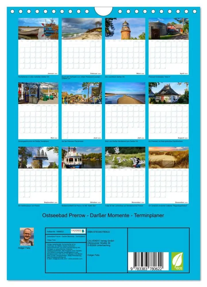 Bild: 9783383780622 | Ostseebad Prerow - Darßer Momente - Terminplaner (Wandkalender 2025...