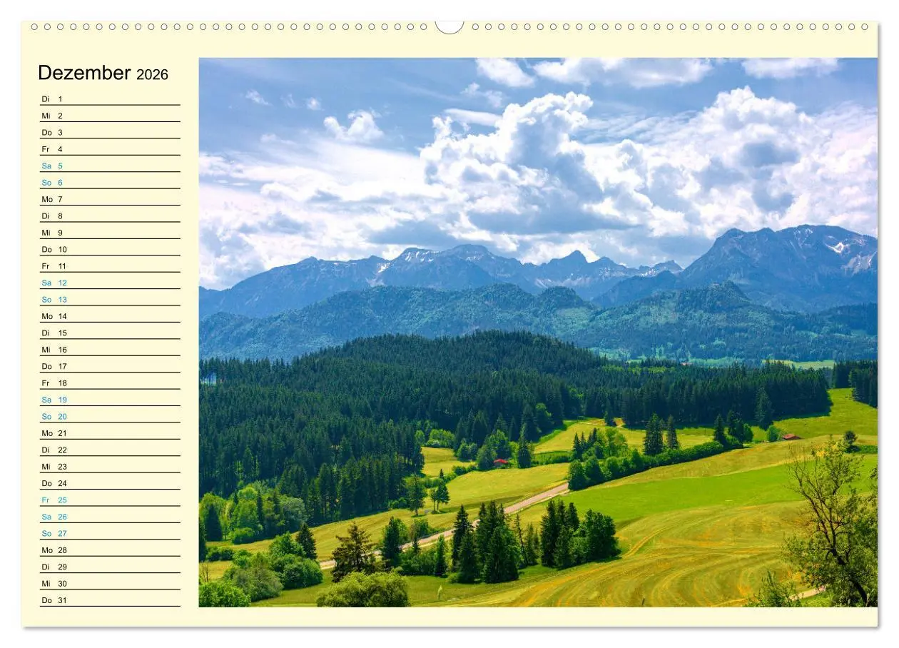 Bild: 9783457410622 | Bayern - Idylle zwischen Allgäu und Bayerischen Alpen (Wandkalender...