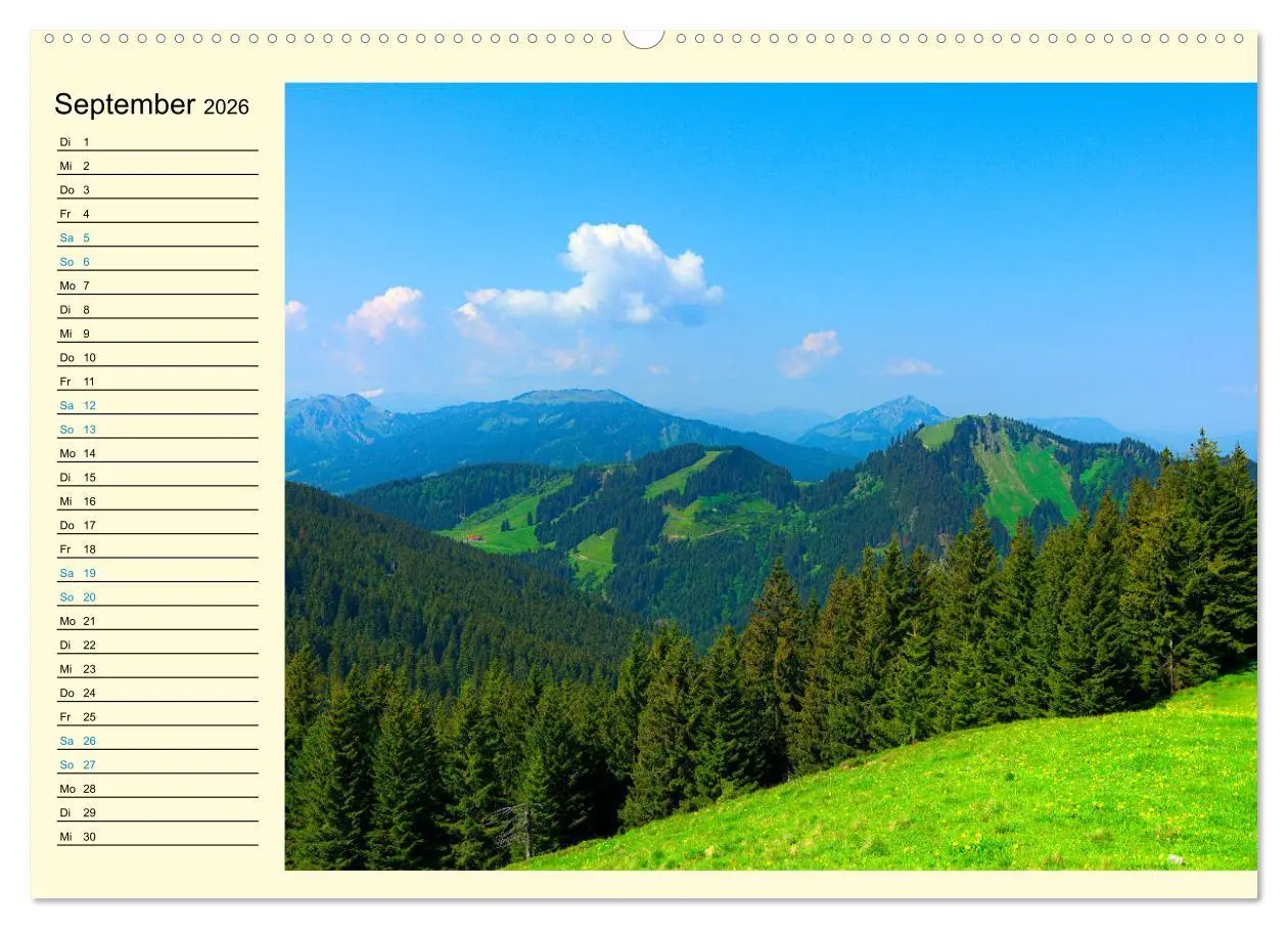 Bild: 9783457410622 | Bayern - Idylle zwischen Allgäu und Bayerischen Alpen (Wandkalender...