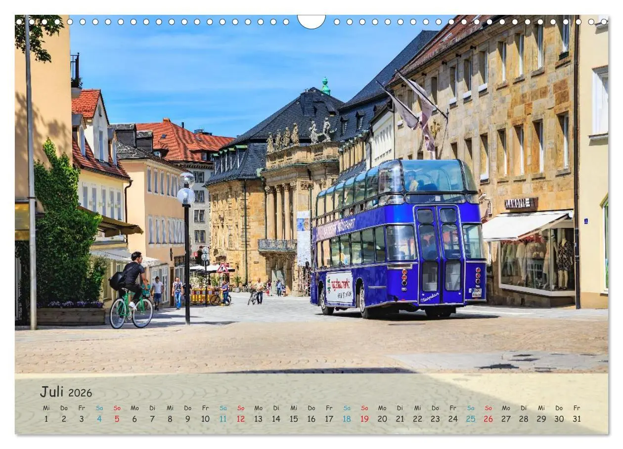 Bild: 9783457960622 | Bayreuth - die Stadt der Musik (Wandkalender 2026 DIN A3 quer),...