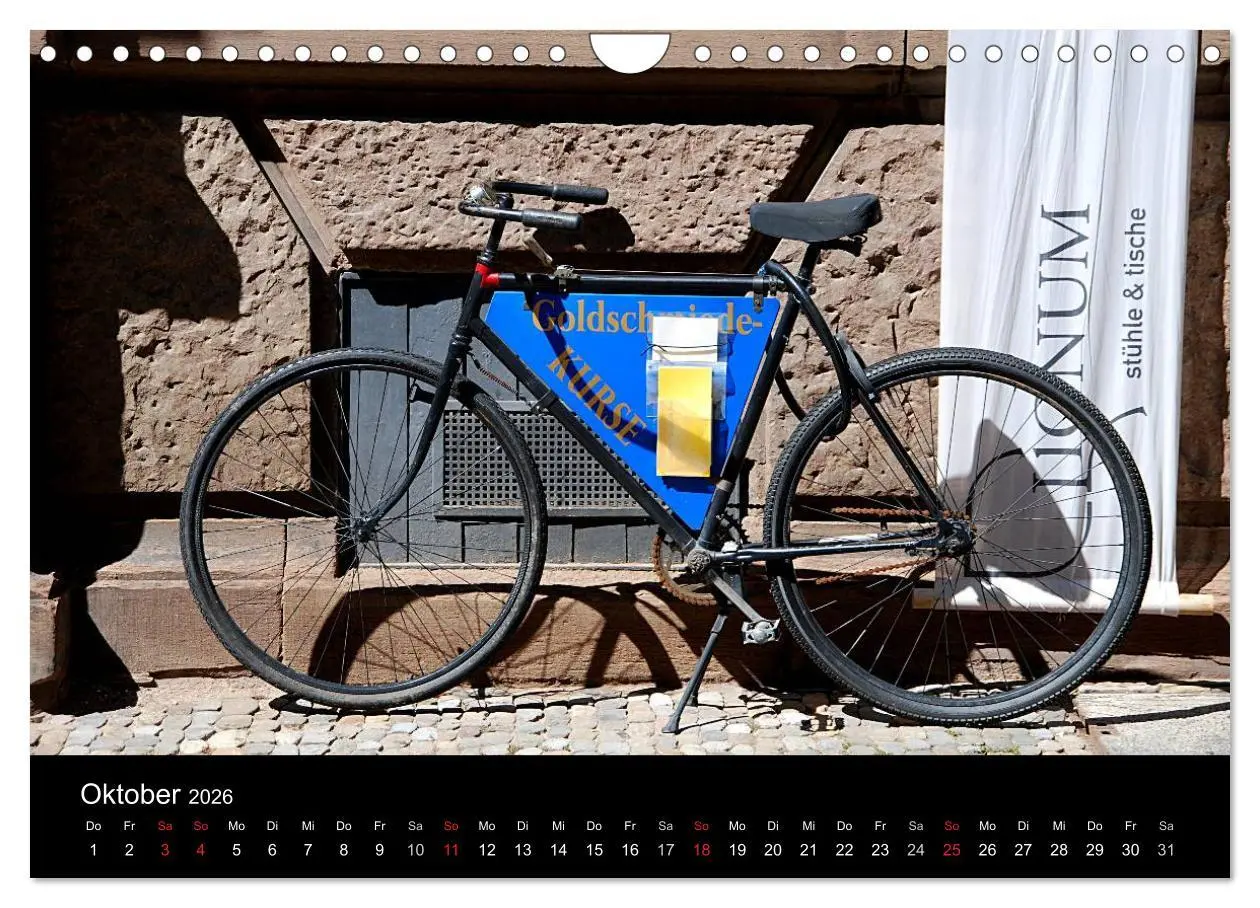 Bild: 9783516120622 | Das Fahrrad 2026 (Wandkalender 2026 DIN A4 quer), CALVENDO...
