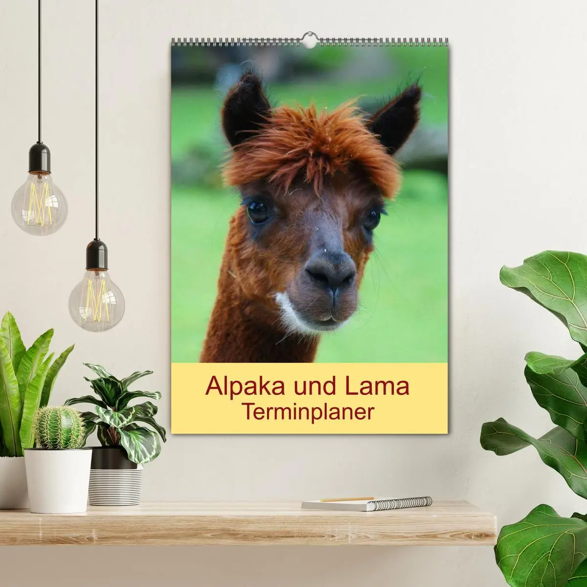 Bild: 9783516430622 | Alpaka und Lama Terminplaner (Wandkalender 2026 DIN A2 hoch),...
