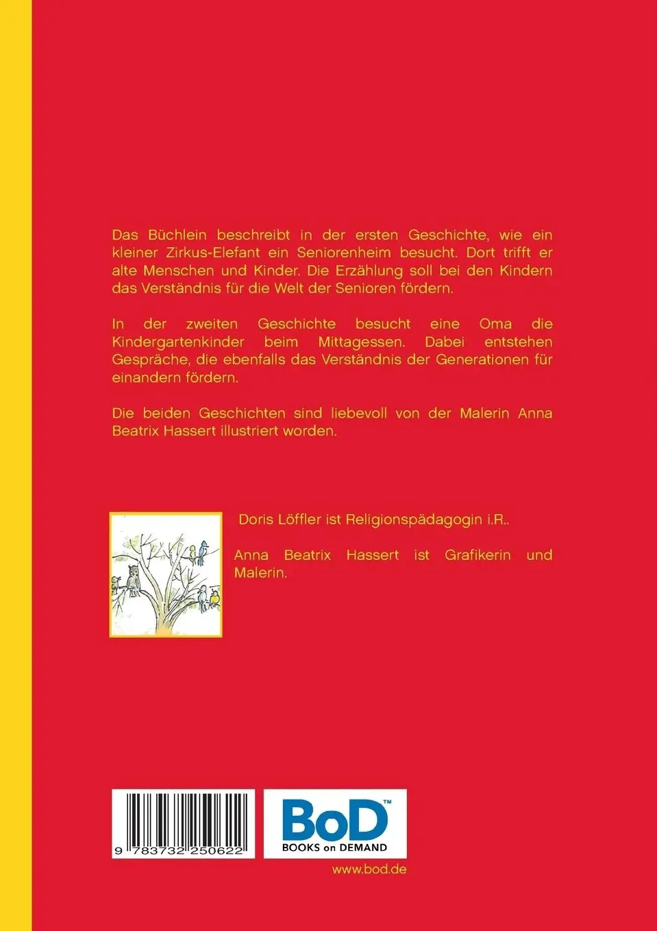Rückseite: 9783732250622 | Zirkus-Elefant im Seniorenheim | Oma im Kindergarten | Löffler (u. a.)