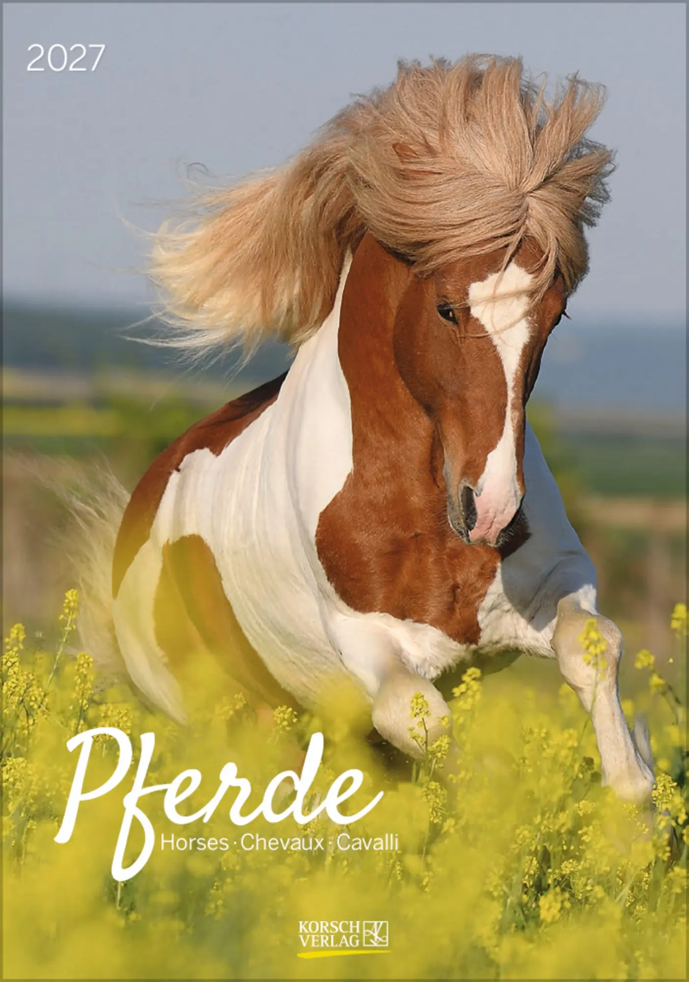 Cover: 9783819300622 | Pferde 2027 | Verlag Korsch | Kalender | Spiralbindung | 13 S. | 2027