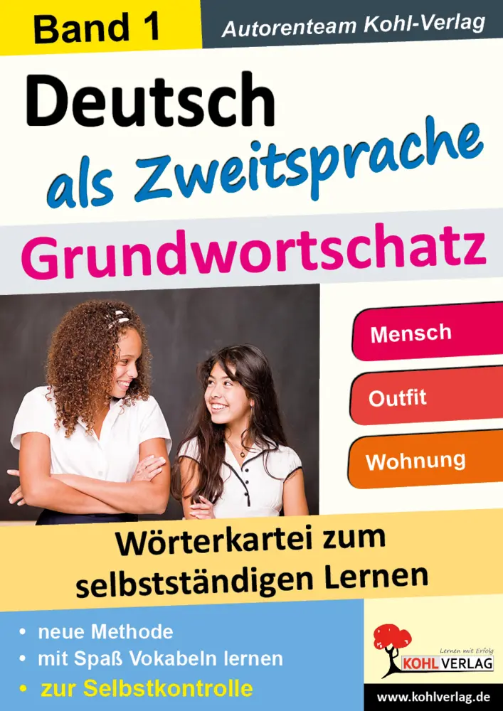 Cover: 9783960400622 | Deutsch als Zweitsprache - Grundwortschatz.Bd.1 | Kohl-Verlag | 2017
